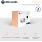 Motorola VM483 Baby videoskærm 300 m FHSS Guld, Hvid